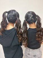 フーバイケンジ(fuu + KENJE)&nbsp;体育祭・イベントにおすすめの盛り髪アレンジ