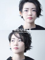ダブル(DOUBLE)&nbsp;黒髪を生かしたウェットスタイリング