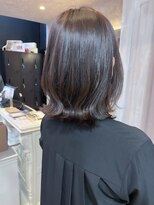 キャアリー(Caary) 福山人気20代30代透明感たっぷりラベンダーグレージュ外ハネボブ