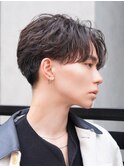 原宿メンズパーマニュアンスパーマフェザーパーマセンターパート