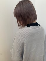 ウィーク 梅田(UiiC)&nbsp;◆ラベンダーグレージュ×切りっぱなしボブ/uiicumeda白井舞美◇
