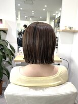 ブランシュ 南行徳店(BLANCHE)&nbsp;ダークブルー/ダークパープル/ナチュラルショート/ボブ