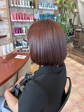 リュクスフォーヘアー アヴェダ(LUXE for hair AVEDA) 20代女性×ピンクラベンダー