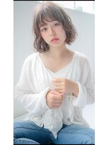 ノット 表参道青山(knot)&nbsp;【knot】くせ毛風　グレージュ　マッシュ