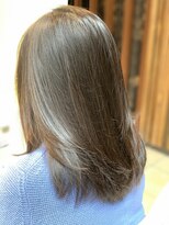 クオリス 上板橋店(QUALIS) 10代20代 大人女子愛され/艶髪ナチュラルストレート/伸ばしかけ