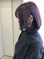 ヘアーデザイン シュシュ(hair design Chou Chou by Yone)&nbsp;ラベンダーピンク×ボブ♪