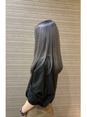 大人な艶感たっぷりライトグレーカラー