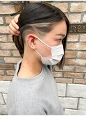 【roijir 山岸】スキンフェード女子 刈り上げ女子インナーカラー