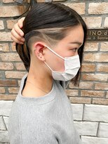 【roijir 山岸】スキンフェード女子 刈り上げ女子インナーカラー