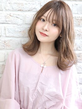 ミディアム・ロングヘアのマンネリなお悩みは《村中にお任せ》前髪で作るあざと可愛いSTYLEでイメチェン♪