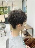 ショート×パーマ