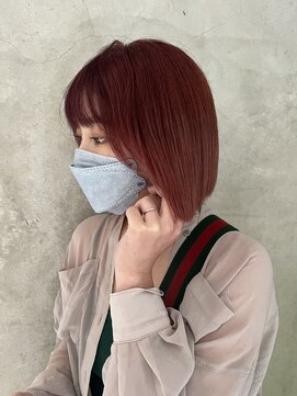 サラジュ 川西店(SARAJU) ミニボブピンクカラー