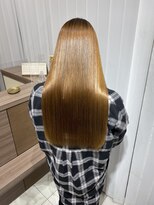 キュア 表参道(CURE)&nbsp;黒髪/グレージュカラー/ココアベージュ/ヘルシーロング[表参道]