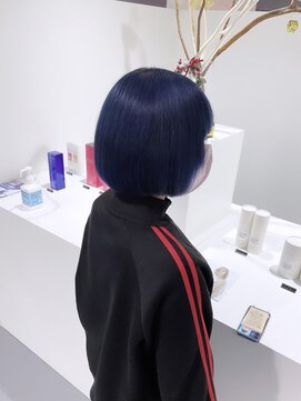 レフ(LEF) ヴィンテージブルー/ダブルカラー/ケアブリーチ/ブルーブラック