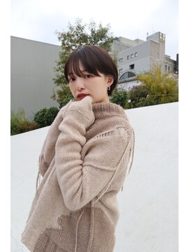 セシルヘアー 京都駅前4号店(Cecil hair) ナチュラルショート/マッシュショート/ココアベージュ