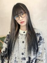 ジーナ オモテサンドウ(XENA)&nbsp;【MISA】サイドインナーカラー