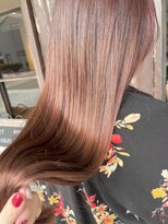ヘアースタジオ エフ(Hair studio f) アプリコットブラウンby平松
