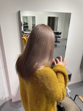 レフ(LEF) ミルクティーベージュ/ダブルカラー/ケアブリーチ/ハイトーン