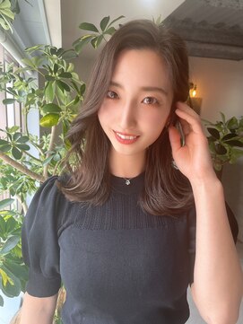 フラッグヘア 新宮店(Flag HAIR) 韓国風　くびれ　ミディ