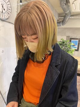 ヴィークス ヘア(vicus hair) 【AKIE】yellow gradation