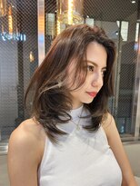 リリー(Lilley)&nbsp;【lilley 稲永麻衣】レイヤーカット+韓国ヘア 天神/今泉
