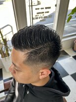 バーバーショップ ヘアーライフ アン(Barber Shop HairLife An)&nbsp;ライン入りショートスタイル