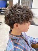 ハイライトカラー×ツイストパーマ