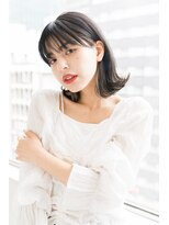 トッカ ヘアアンドトリートメント 難波店 ワイドめバングが可愛い◎外はねボブ
