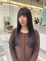 アールオー(Ro)&nbsp;パープルブラウン×レイヤーカット