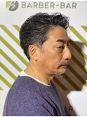 爽やかフェザーパーマスタイル