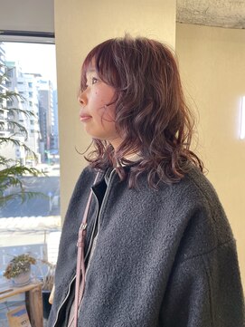 キジ(kiji) くせ毛風 / ラベンダーピンク 〔久屋大通/久屋/丸の内/伏見〕