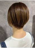 マッシュショート/耳掛けショートスタイル