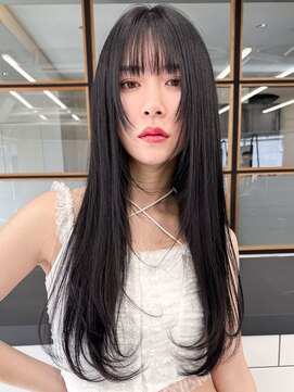 ソア 渋谷(soar) レイヤーロング20代30代40代大人可愛い毛先ワンカール後れ毛