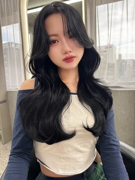 ボタン ハカタ(VOTAN hakata) 博多/韓国ヘア/センター分け/透明感カラー/韓国レイヤー