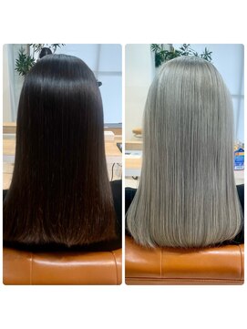 スープル オザキヤマ(SOUPLE.ozakiyama) ブリーチONカラー