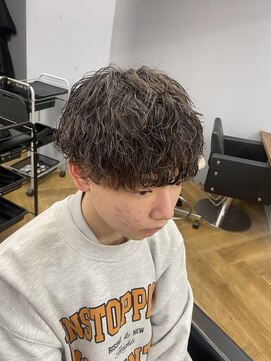 アレス バイ シカ 神戸三宮元町店(ALLES by Cica) 波巻きスパイラル無造作マッシュ