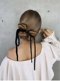 《ヘアセット》大人気！タイトヘアツインスタイル