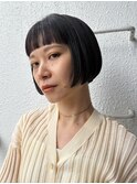 オン眉ミニマルボブ【本多身和子】