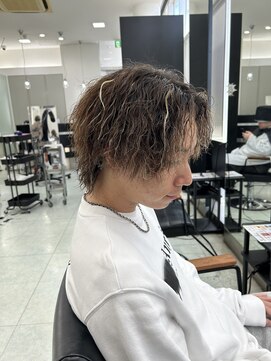 ネクスト 静岡店(NEXT) MEN'S HAIR/ブルーブラック/スペインカール/韓国マッシュ