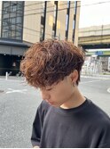 フェザーパーマスパイキーショートブルーブラックサーフカールK
