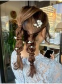 ハイライトバレイヤージュダブルカラーケアブリーチ20代30代