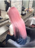 ピンクパール×イヤリングブラック/エクステ80枚