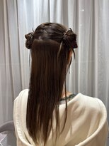 オン キャナルシティ博多前店(on)&nbsp;【中里恵梨】カチモリヘア/ツインヘア/参列ヘア/ハーフアップ/