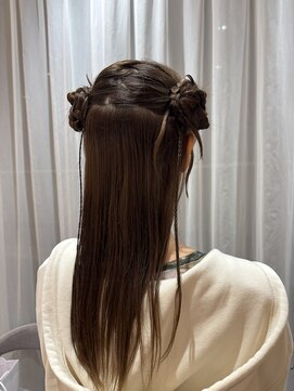 オン キャナルシティ博多前店(on) 【中里恵梨】カチモリヘア/ツインヘア/参列ヘア/ハーフアップ/