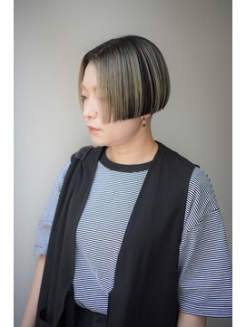ユニオン(union) 刈り上げボブ×アンブレラカラー