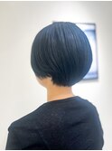 ブルーブラック♪ショートボブ