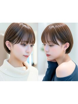 「ショートカットが似合わない…」そんなことはございません!完全お任せOKのショートボブも人気*[新小岩駅]