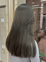 パークレーン アイス イヴェン(park lane ICI yeven)&nbsp;ブリーチなしダブルカラーオリーブグレージュ冬カラーレイヤー