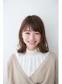 大人ガーリー/似合わせカット/ゆるふわパーマ/ナチュラルヘア//