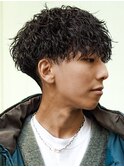スペインカール/フェザーパーマ/メンズパーマ/テーパーフェード